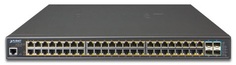 Коммутатор Planet GS-5220-48P4X L2+/L4 48-Port 10/100/1000T 802.3at PoE + 4-Port 10G SFP+ Managed Sw