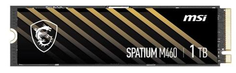 Накопитель SSD M.2 2280 MSI SPATIUM M460 PCIe 4.0 NVMe M.2 1TB 1TB PCIe Gen4x4 NVMe 1.4 5000/4500MB/s IOPS 550K/950K MTBF 1.5M 600 TBW