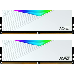 Модуль памяти DDR5 32GB (2*16GB) ADATA AX5U5600C3632G-DCLARWH XPG Lancer RGB PC5-44800 5600MHz CL36 heatsink 1.25V