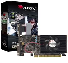 Видеокарта PCI-E Afox GeForce GT610 AF610-1024D3L7-V6 1GB DDR3 64bit 40nm 810/1333MHz DVI/HDMI/VGA RTL