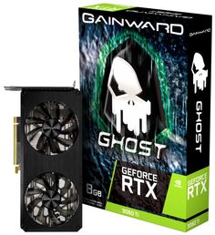 Видеокарта PCI-E Gainward GeForce RTX 3060 Ti Ghost (NE6306T019P2-190AB) 8GB GDDR6 256bit 8nm 1410/14000MHz 3*DP/HDMI RTL