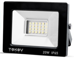 Прожектор светодиодный TOKOV ELECTRIC TKL-FL/LED-20-6.5K-IP65 20Вт 1300лм 6500К IP65 черн.