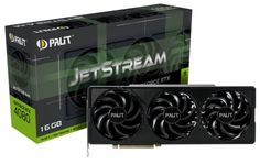 Видеокарта PCI-E Palit GeForce RTX 4080 JetStream (NED4080019T2-1032J) 16GB GDDR6X 256bit 5nm 2205/22400MHz 3*DP/HDMI