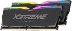 Модуль памяти DDR4 16GB (2*8GB) OCPC MMX3A2K16GD432C16 X3TREME RGB, PC4-25600, 3200Mhz, CL16, 1.35V, радиатор, black