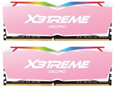 Модуль памяти DDR4 16GB (2*8GB) OCPC MMX3A2K16GD432C16PK X3TREME RGB, PC4-25600, 3200MHz, CL16, 1.35V, радиатор, pink