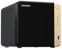 Сетевой RAID-накопитель QNAP TS-464-8G 4 отсека 3,5"/2,5", 2 слота M.2 2280 NVMe, 2 порта 2,5 GbE BASE-T, HDMI-порт. Intel Celeron N5095 2,0 ГГц  (2,9