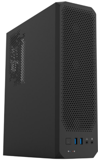 Корпус mATX Foxline FL-1004-TFX230B-85 black, БП 230W, 2*USB3.0, audio