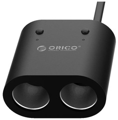 Зарядное устройство автомобильное Orico MP-2U2S 2*USB, черный