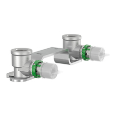 Водорозетка двойная пресс COMAP