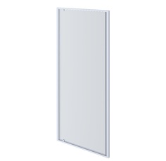 Душевая дверь Акватек AQ ARI PI 10020BL 100х200, распашная, стекло прозрачное, профиль черный