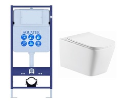 Комплект инсталляции Aquatek Standart 50 INS-0000012 и унитаза Либра AQ0530-00 Акватек