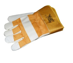 Перчатки Энкор Защита Экстра 58753, кожаные с искусственным мехом