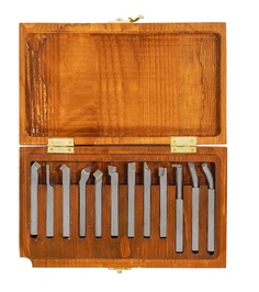 Набор токарных резцов Энкор Т5К10 505707, по металлу, 8x8, 12 шт