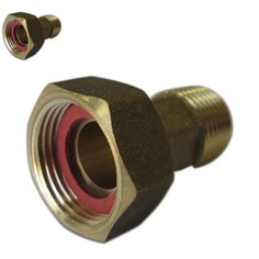 Сгон с накидной гайкой 1.1/2&quot;х1.1/4&quot; В-Н для счетчика воды D32, (шт.)