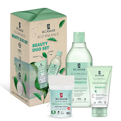 Набор средств для ухода за телом Я САМАЯ Подарочный набор ECO BALANCE DUO BEAUTY SET Пенка для умывания+Тоник для лица+Ватные диски