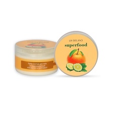 Крем для тела LIV DELANO Крем-контур для тела антицеллюлитный Апельсин и бергамот Superfood 240