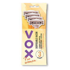 VOX Станок для бритья одноразовый FOR WOMEN 3 лезвия 4.0