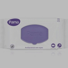Средства для ухода за руками PAMA Влажные салфетки антибактериальные 72