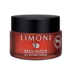 LIMONI Крем для лица с экстрактом секреции улитки Snail Repair All In One Cream 50