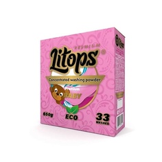 Порошок для стирки LITOPS Стиральный порошок с кондиционером автомат Premium ECO для детского белья, 33 стирки 650