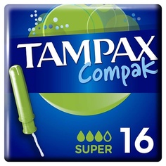 Тампоны TAMPAX Женские гигиенические тампоны с аппликатором Pearl Compak