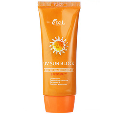 Солнцезащитный крем для лица EKEL Крем солнцезащитный с Алоэ и витамином Е SPF50 PA+++ Sun Block Waterproof 70.0
