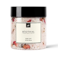 Средства для ванной и душа BIOTHAL Соль для ванн Дикая роза Bath Salt Wild Rose 500