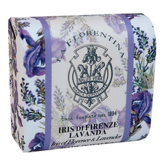 Мыло твердое LA FLORENTINA Мыло Iris of Florence & Lavender. Флорентийский Ирис и Лаванда 106.0