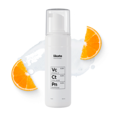 Пенка для снятия макияжа LIKATO Пенка для умывания с витамином С, пантенолом и лимонной кислотой 150