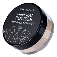 MAXMINERALS Пудра для лица матирующая рассыпчатая минеральная
