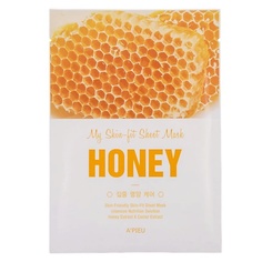 Уход за кожей лица APIEU Маска для лица MY SKIN-FIT SHEET MASK с экстрактом меда (питательная) 25 A'pieu