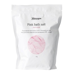 Соль для ванны MARESPA Marespa Розовая гималайская соль для ванн мелкие кристаллы 1000