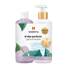 Набор средств для ухода за телом SESDERMA Набор для ухода за телом с молочком C-VIT Radiance и скрабом Abradermol