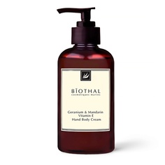 Уход за руками BIOTHAL Крем для тела и рук Герань Мандарин с витамином E Geranium & Mandarin 300