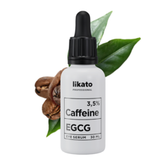 Сыворотка для глаз LIKATO Активная сыворотка для области вокруг глаз против отеков и морщин с кофеином и EGCG 30