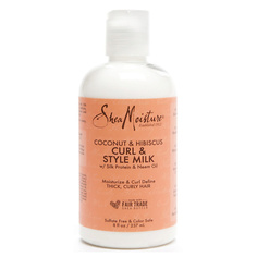 Молочко для укладки волос SHEA MOISTURE Молочко для укладки непослушных волос с кокосом Coconut Hibiscus Curl Style Milk