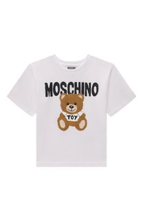 Хлопковая футболка Moschino