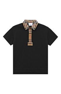 Хлопковое поло Burberry