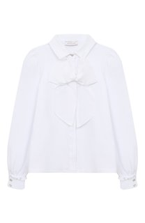 Хлопковая блузка Monnalisa