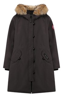 Пуховая парка Brittania с меховой отделкой Canada Goose