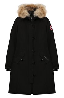 Пуховая парка Brittania с меховой отделкой Canada Goose