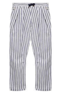 Брюки из льна и хлопка Brunello Cucinelli