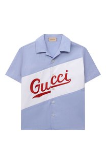 Хлопковая рубашка Gucci