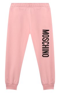 Хлопковые джоггеры Moschino