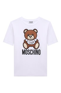 Хлопковая футболка Moschino