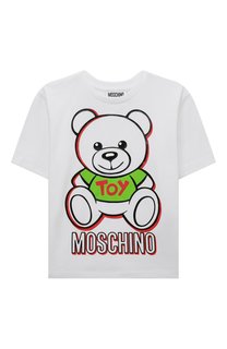 Хлопковая футболка Moschino