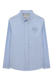 Хлопковая рубашка Brunello Cucinelli
