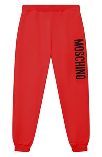 Хлопковые джоггеры Moschino