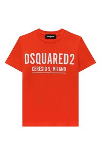 Хлопковая футболка Dsquared2