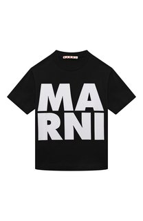 Хлопковая футболка Marni